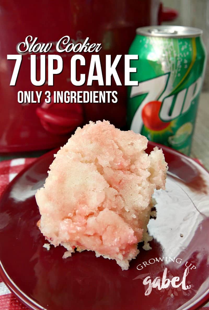 Make an easy 7 UP® cake in your slow cooker with only 3 ingredients! Ready in under 2 hours. 7UP Cake