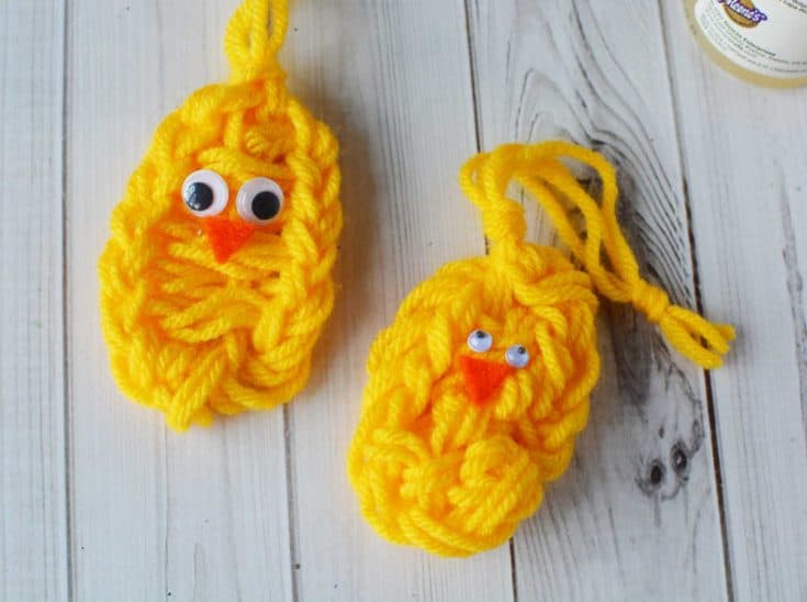 Finger Knitting Patterns for Baby Chick