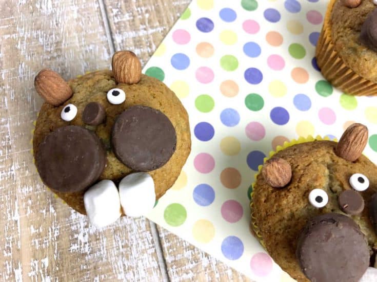 Groundhog Banana Nut Muffins