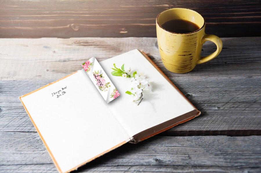 Bookmark in a book