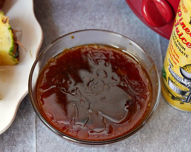 Brown Sugar Mustard Pineapple Glaze for Ham