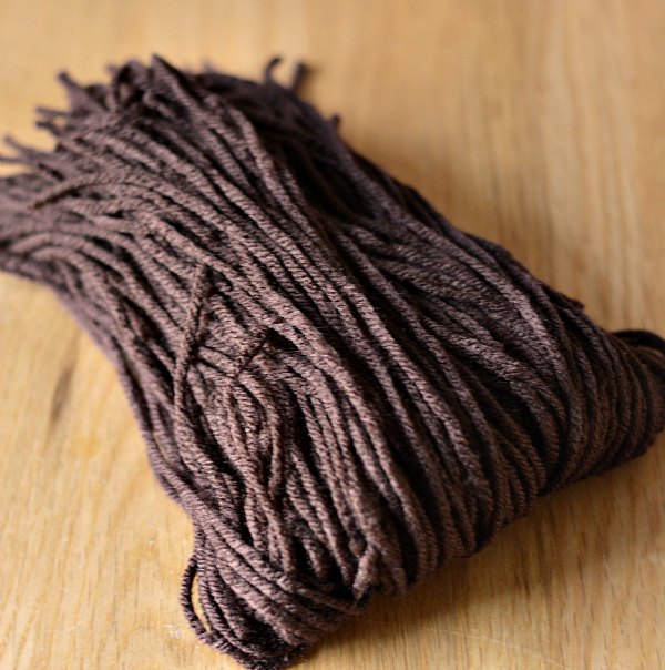 Brown Yarn Pom Pom