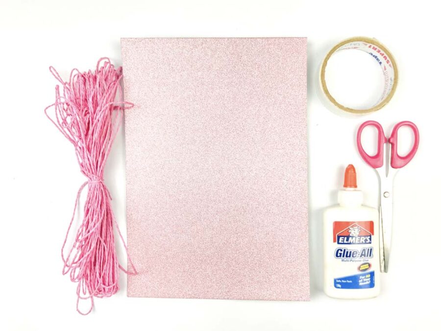 Bunny garland craft supplies