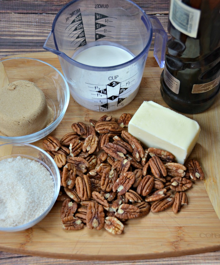 Butter pecan fudge ingredients