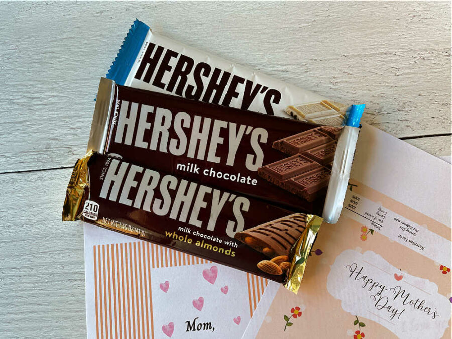 Candy bars and printable wrappers