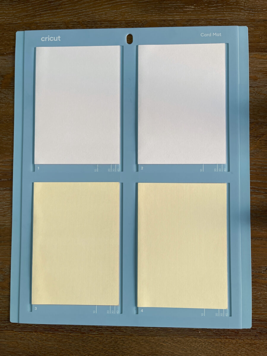Card mat for Cricut Explore