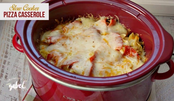 Slow Cooker Pizza Casserole Recipe