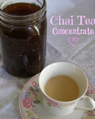 Homemade Chai Tea Concentrate