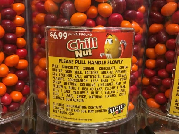 Chili Nut M&Ms