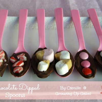 Chocolate Dipped Spoons