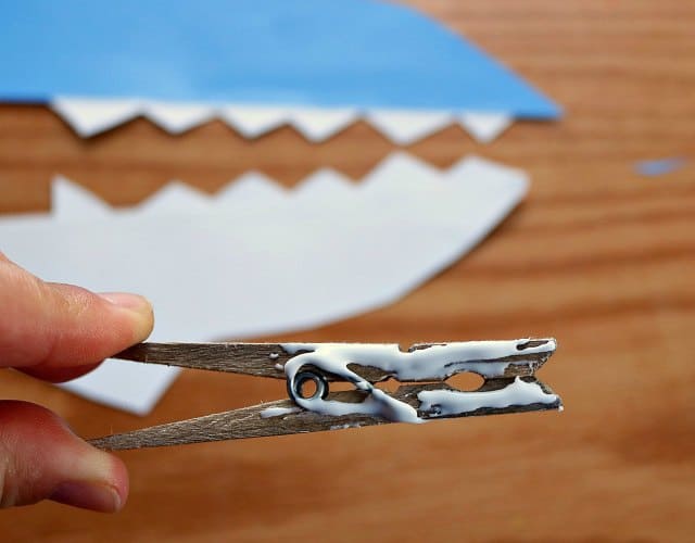 Clothespin shark