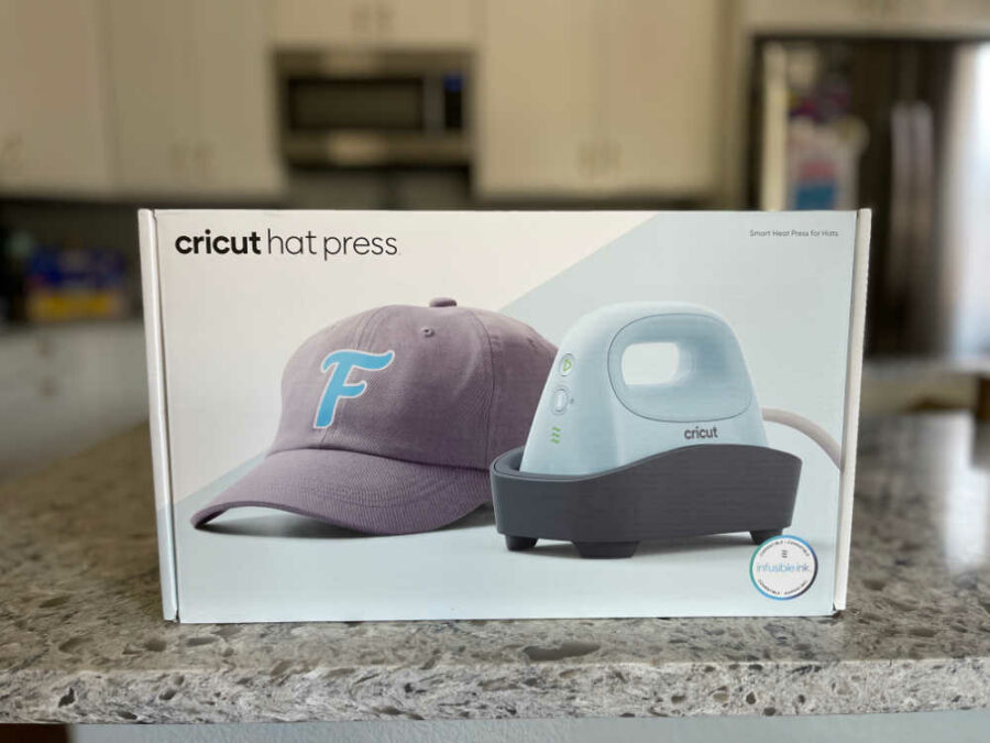 Cricut hat press box