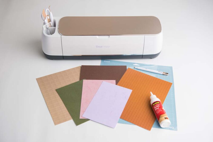 Materials and tools to make paper basket