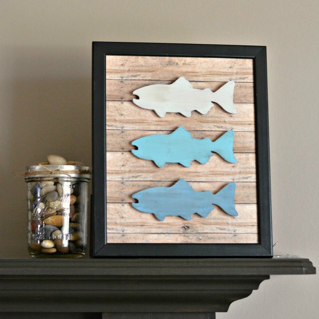 DIY Rustic Fish Frame