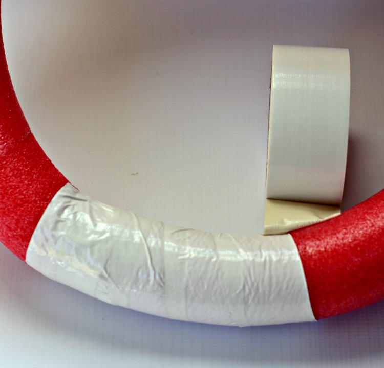 Duck Tape on Pool Noodle
