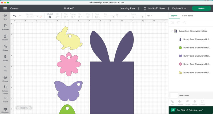 Upload SVG to Design Space