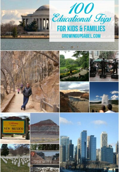 Planning family vacation? Check out this list of 100 educational trips for kids! Find something educational on your family vacation this year.