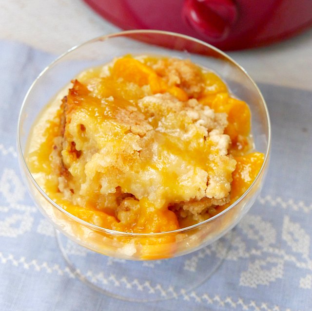 Fruit Cobbler with Cake Mix