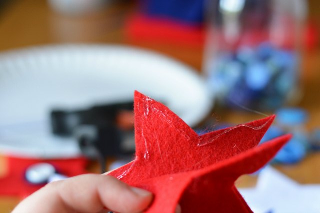 Glue Felt Star Banner