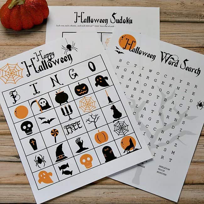 Halloween bingo is a free printable game fun for all ages!