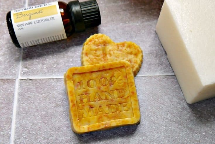 DIY Creamsicle Orange Scented Soap