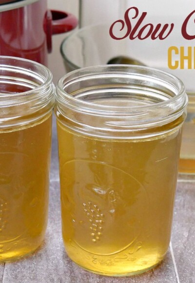 Use a Crock Pot and leftover chicken to make slow cooker chicken broth. Homemade broth is perfect for comfort foods, noodle soups and other meals and dishes.