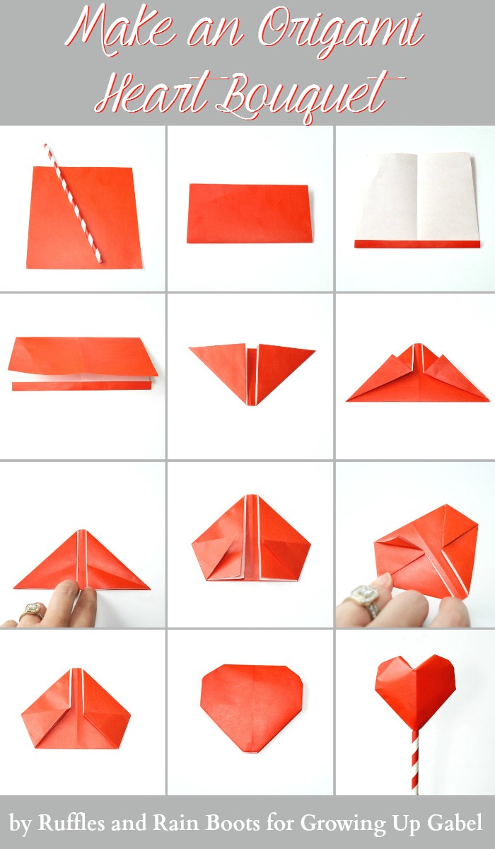 Origami Bouquet and Garland Instructions