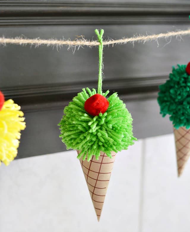 Ice Cream Party Garland