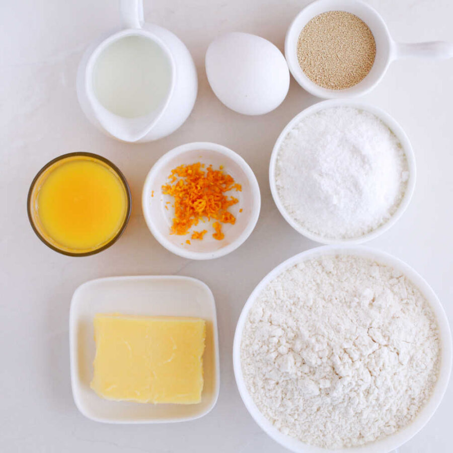 Ingredient for orange rolls
