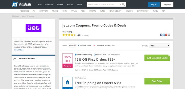 Jet.com Coupons