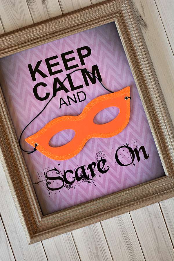 Keep Calm Halloween poster craft