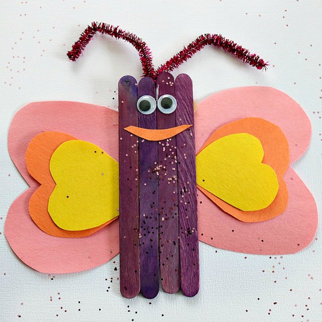 Kids butterfly craft