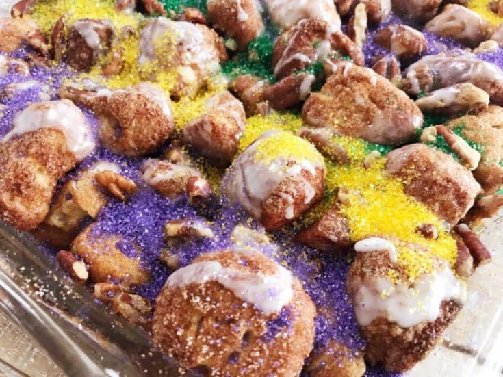 King's Cake Monkey Bread
