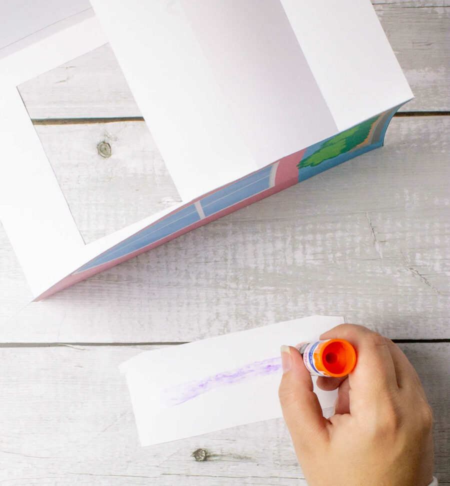 Adding glue to the ice cream shop menu