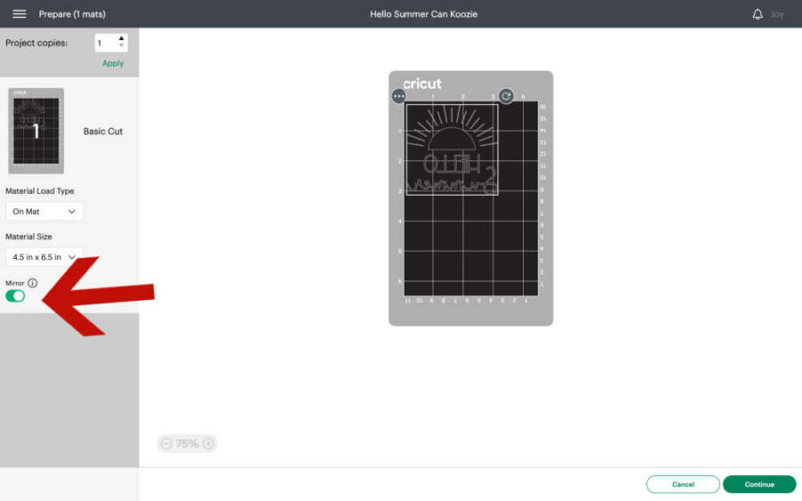 Mirroring Design in Design Space