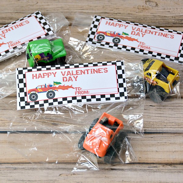 Monster Truck Valentines