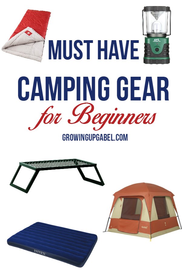Start camping with this list of useful camping gear for beginners! Don't buy too much - but don't be left without something important, either, when you use this handy list!
