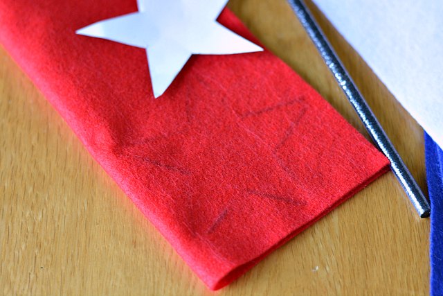 No sew star banner