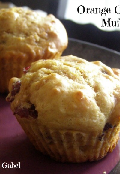 Orange Cranberry Muffins - Growing Up Gabel
