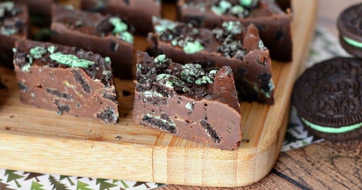 Oreo Mint Fudge
