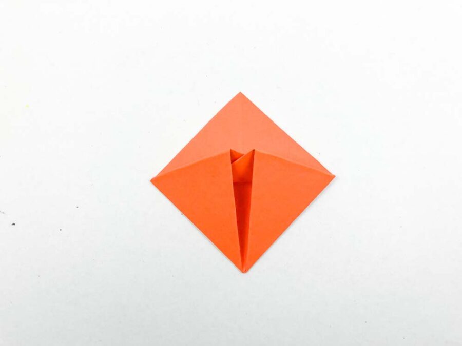Orange corner bookmark