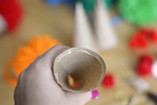 Paper and Yarn Ice Cream Cone