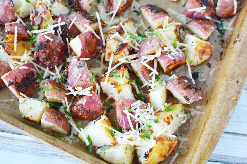 cooked Parmesan ranch potatoes