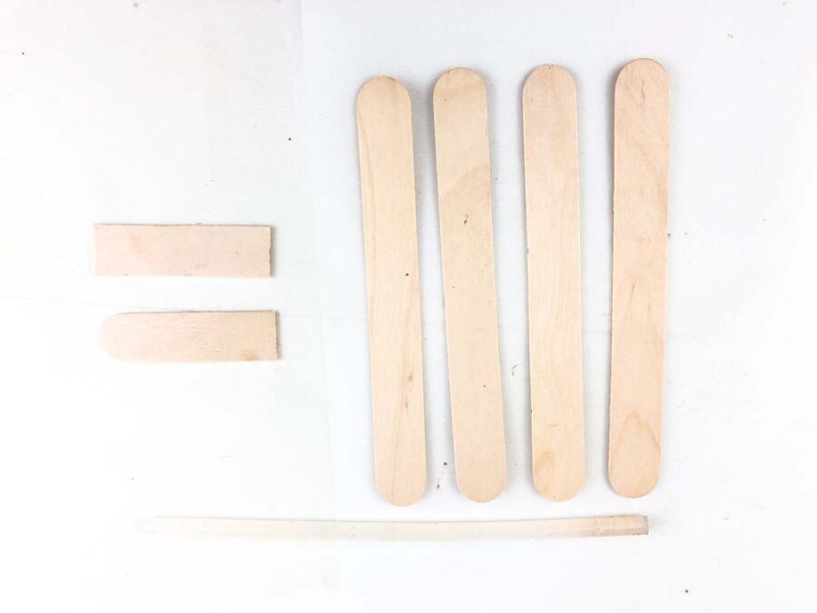 Popsicle craft sticks