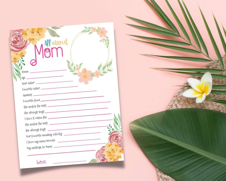 Mother's Day Questionnaire