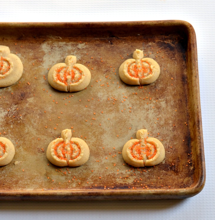 pumpkin spritz cookies
