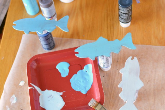 Rustic Wood Fish Frame