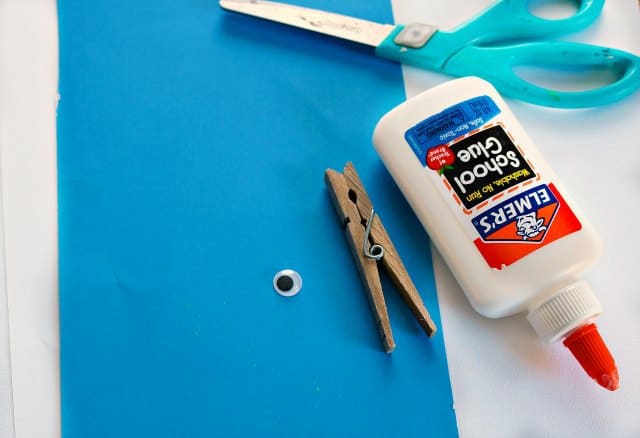 Shark Clothespin Craft Supplies