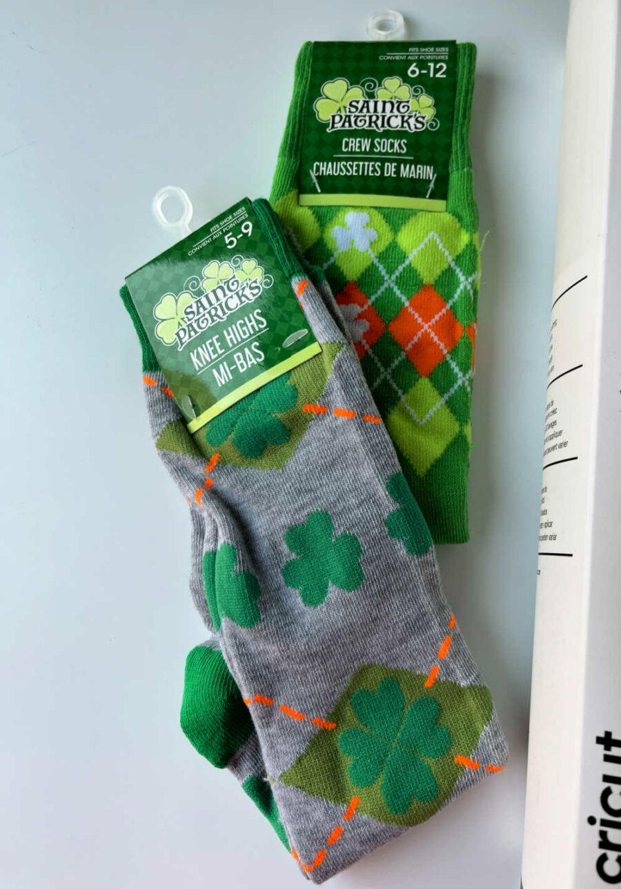 St. Patrick's Day socks