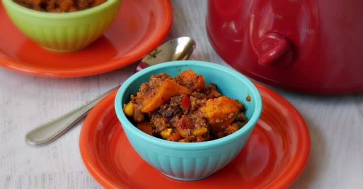 Slow Cooker Sweet Potato and Black Bean Chili Recipe
